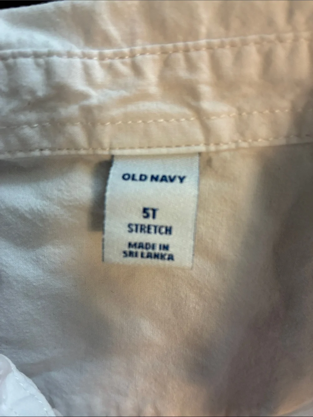 Old Navy side button fabric